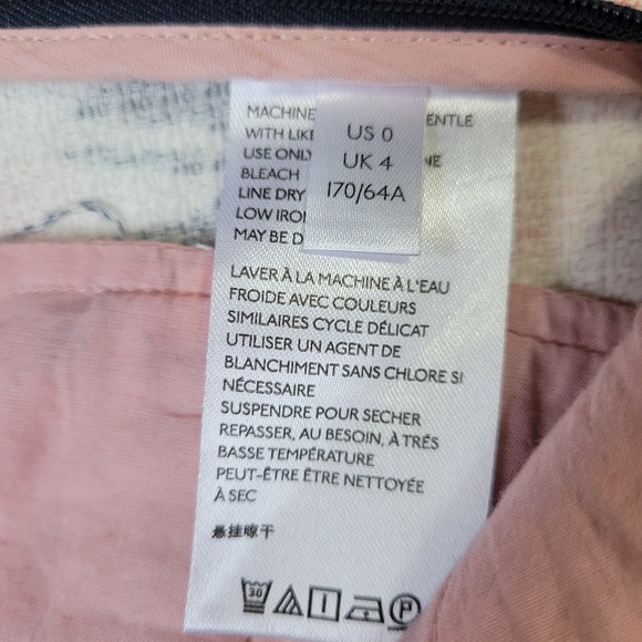 Anthropologie Georgie Floral Scalloped Shorts Size 0 - Picture 7 of 9